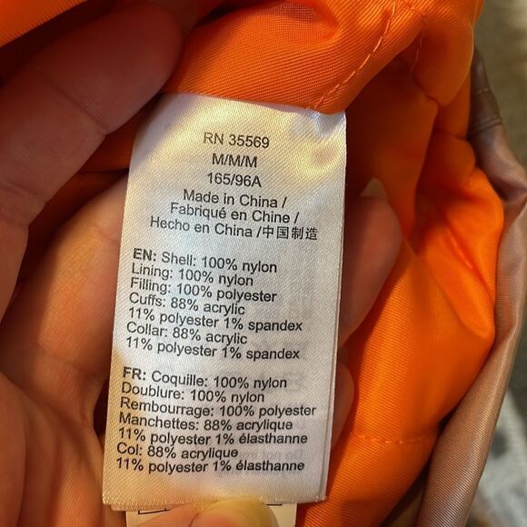 Alpha Industries MA-1 Long Jacket Coat Maeve M - Picture 8 of 10